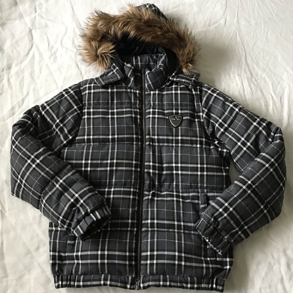 emporio armani puffer coat
